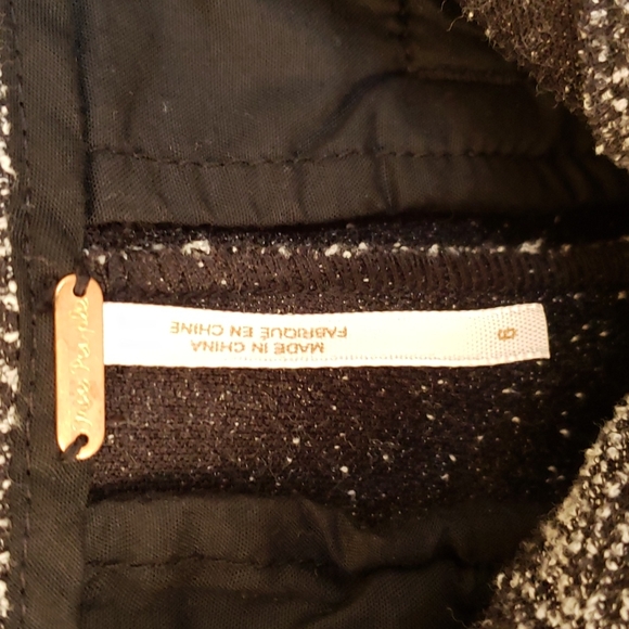 Free People Women's Herringbone Knit Slim Pants Size 6 - Picture 6 of 11